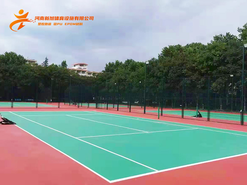 华体会硅pu羽毛球场